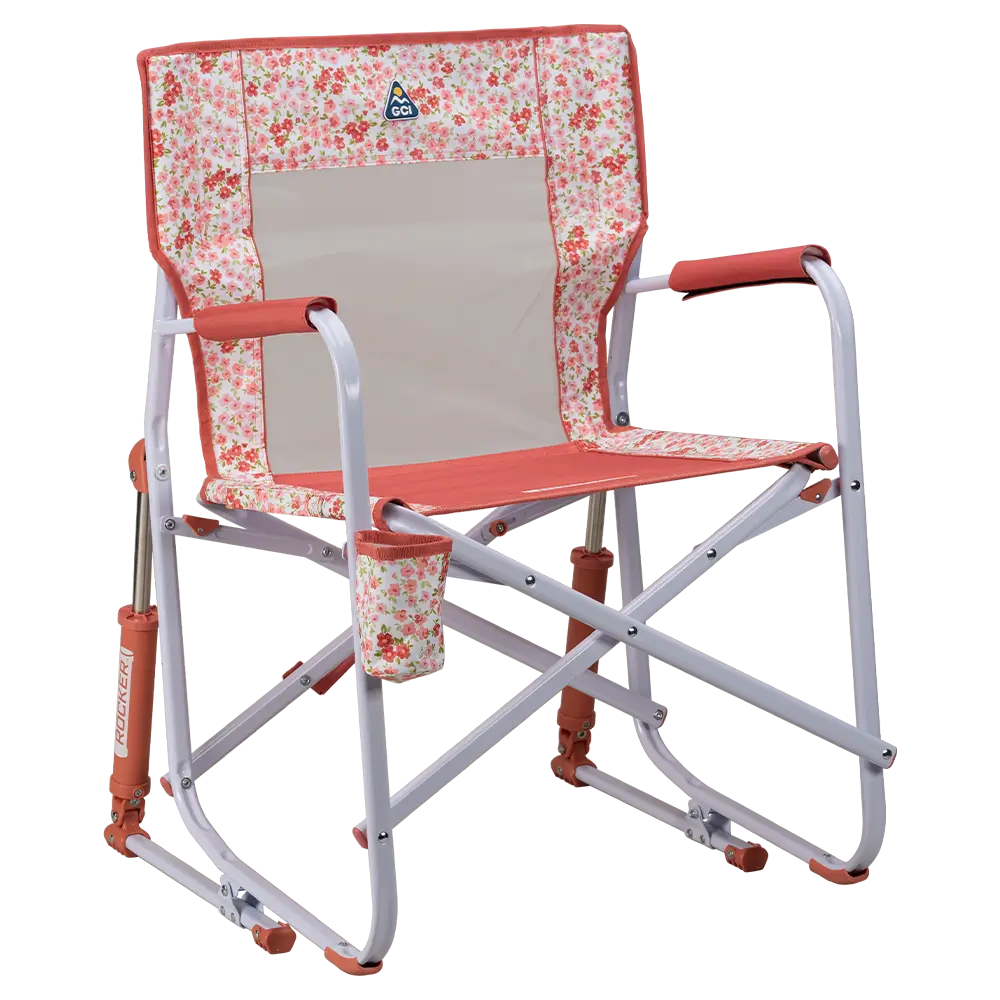 Front right view of the pink sundress Freestyle Rocker.