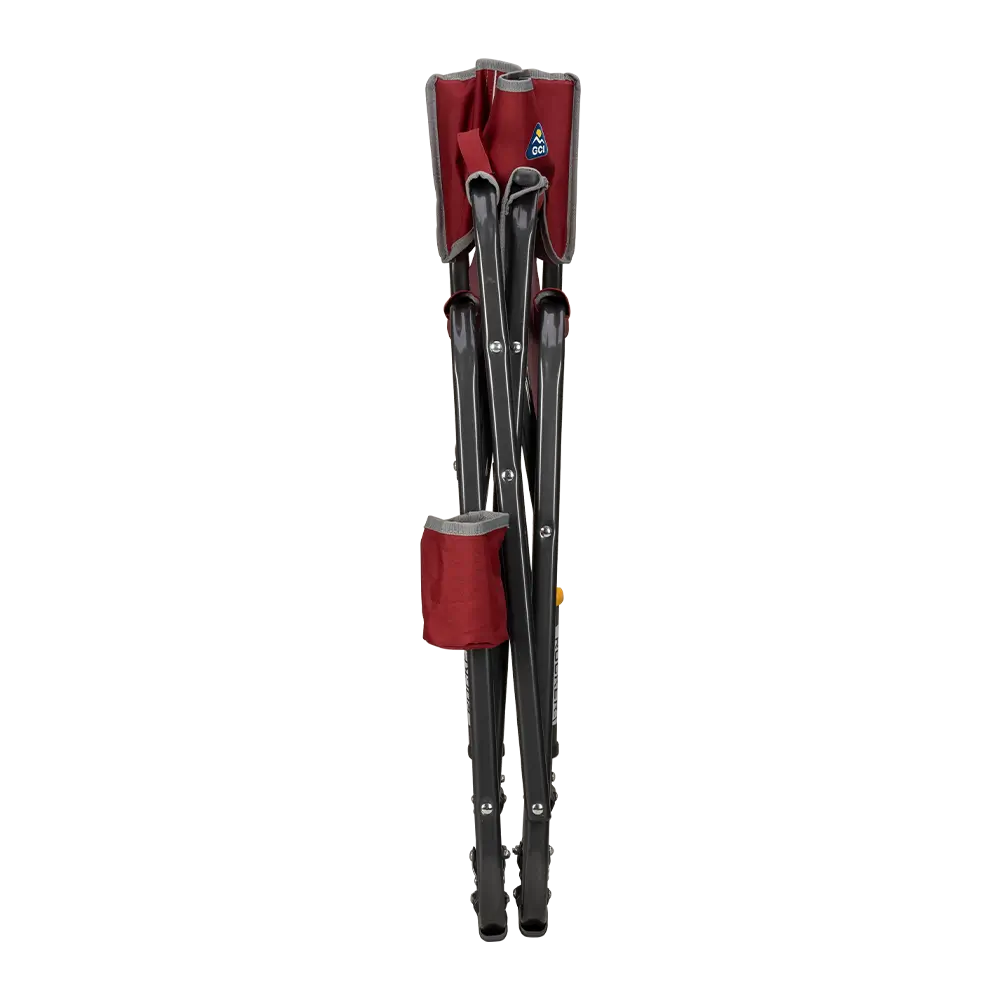 Folded and closed view of the cinnamon Freestyle Rocker.