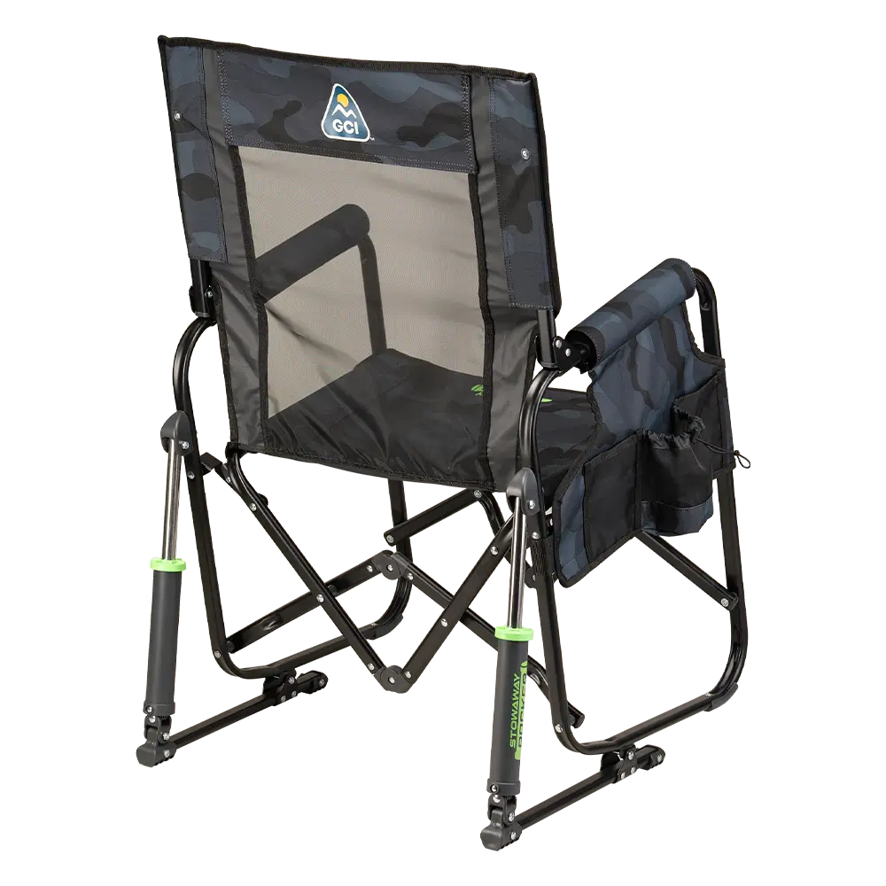 Back of the Stealth Camo Stowaway Rocker