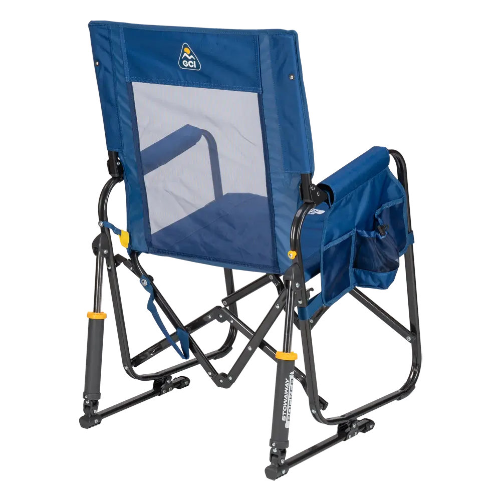 Back of the Soft Navy Stowaway Rocker