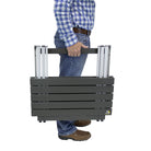 Compact Camp Table 25, Black Chrome, Carry