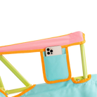 Up-close of the sweet tea comfort pro rocker phone holder pocket.