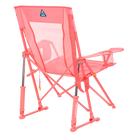 Back right angle of the blush comfort pro rocker showing the spring-action rockers.
