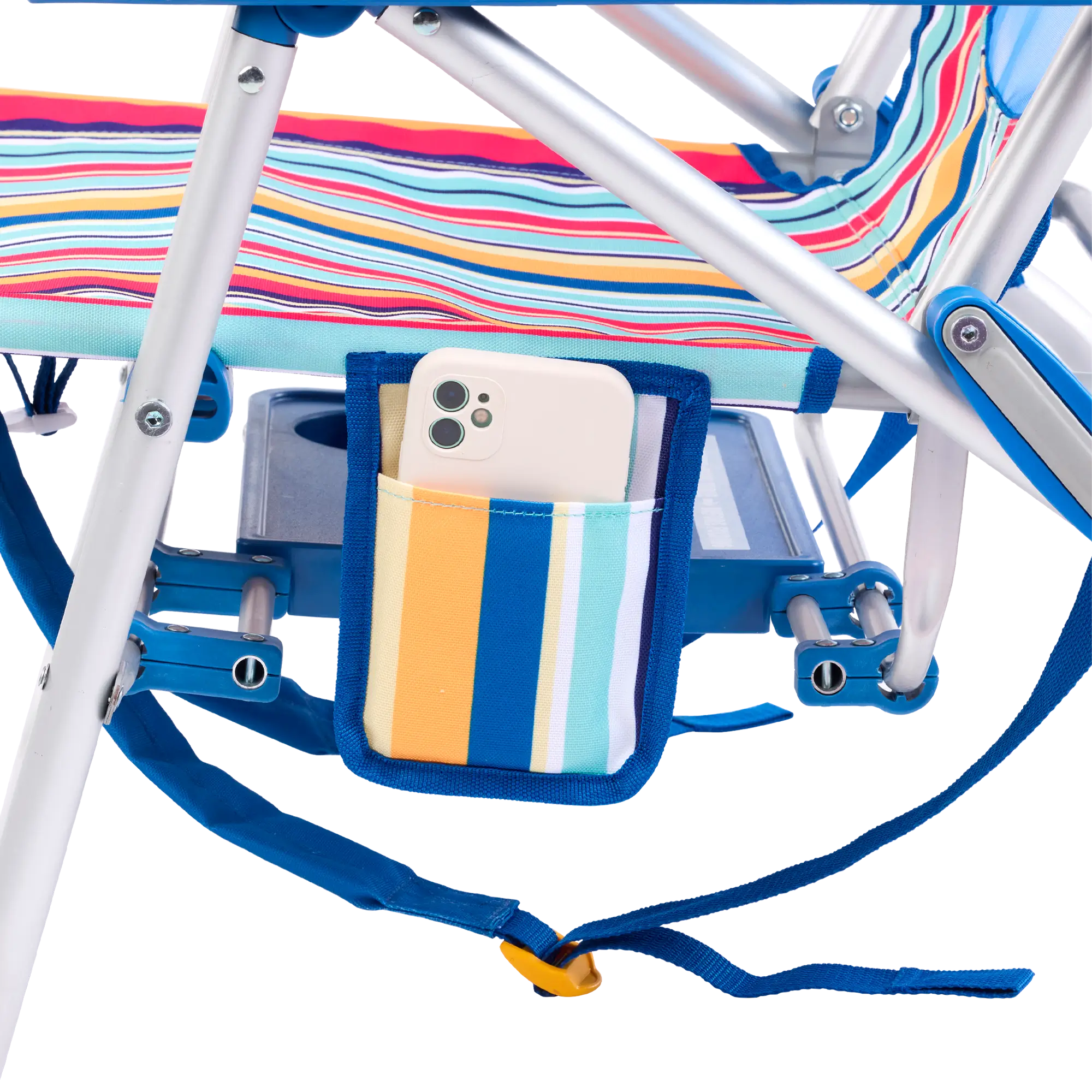 Big Surf with Slide Table, Multi Stripe, Phone Holder