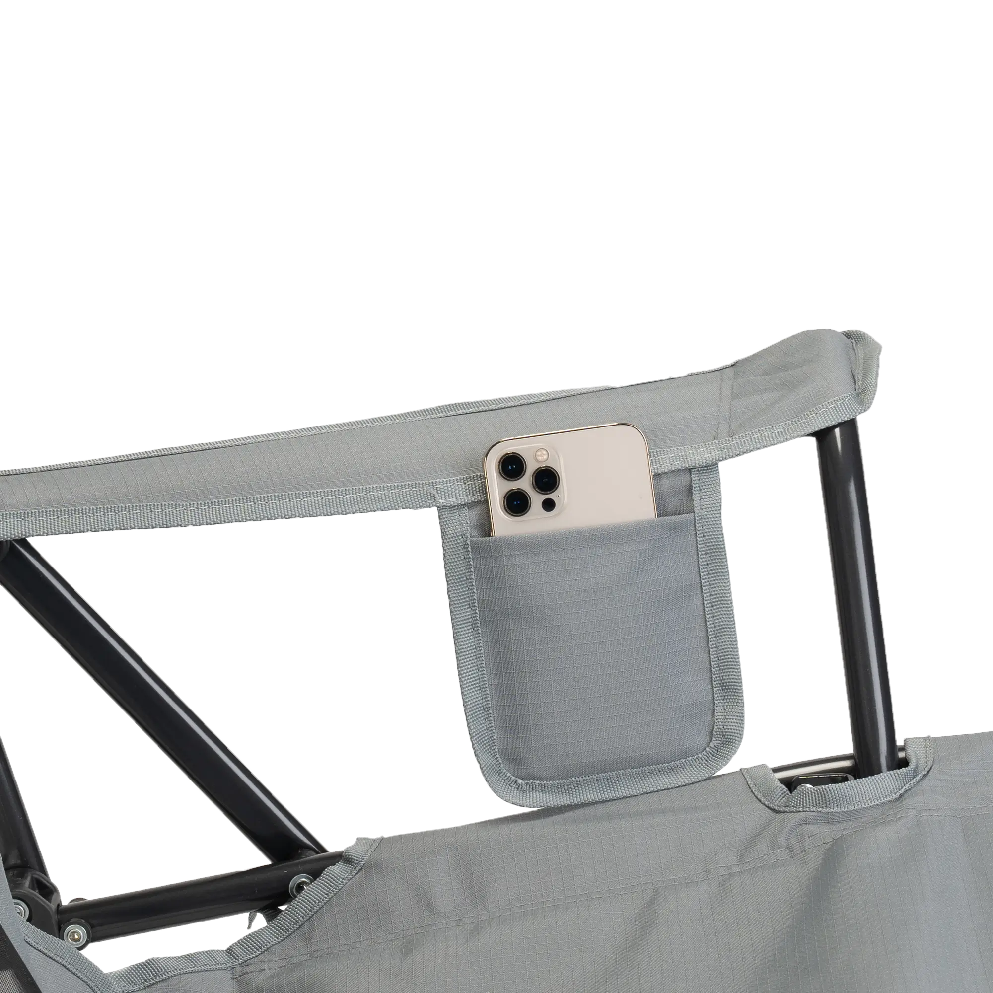 Comfort Pro Rocker, Mercury Gray, Phone Holder