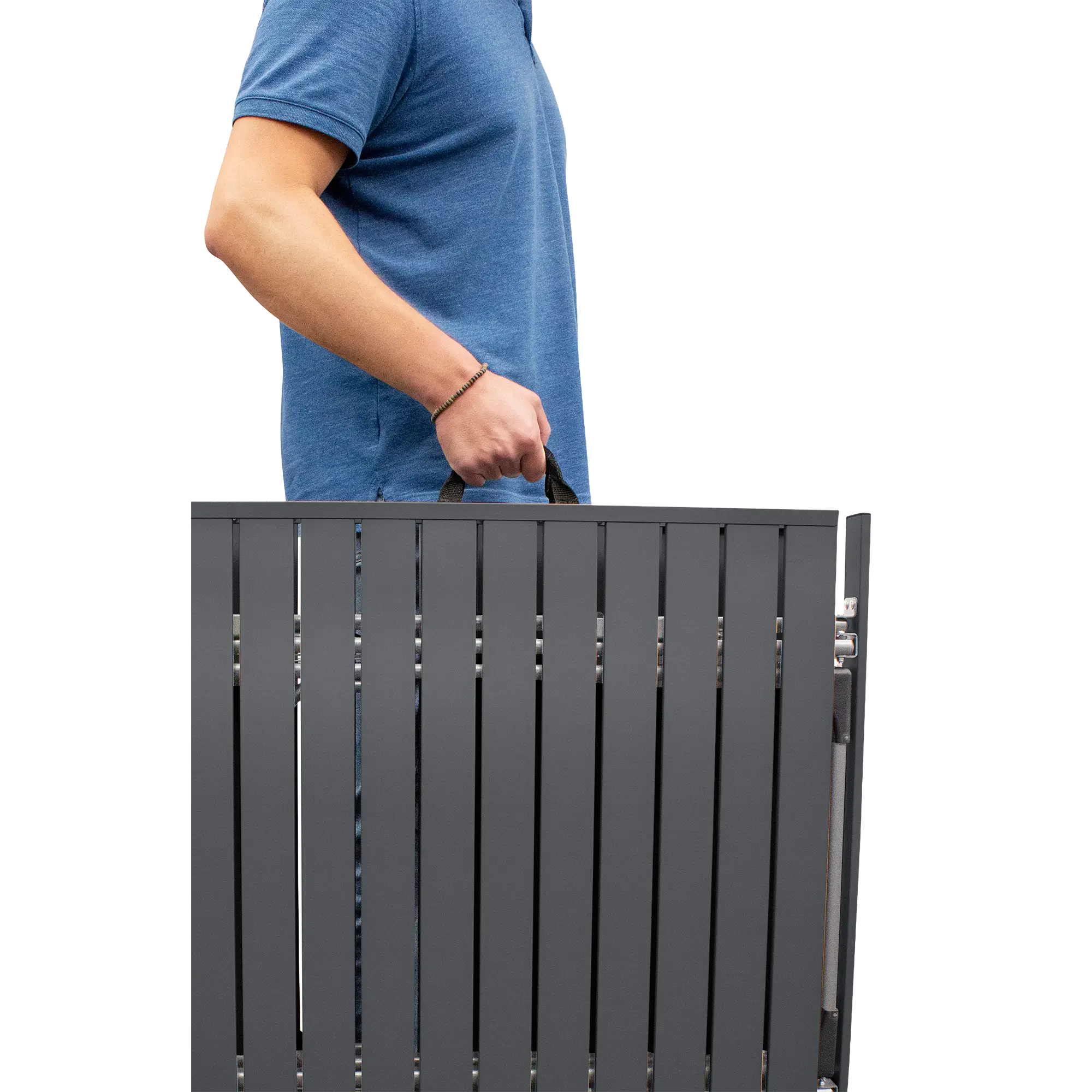 Slim-Fold Table, Black Chrome, Carry Handle