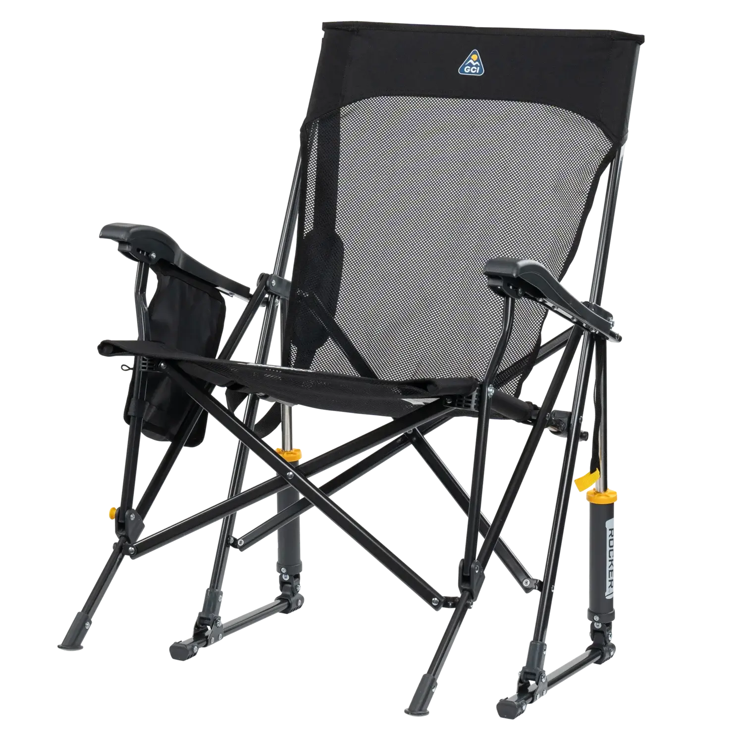 Breeze Rocker, Black, Front Left