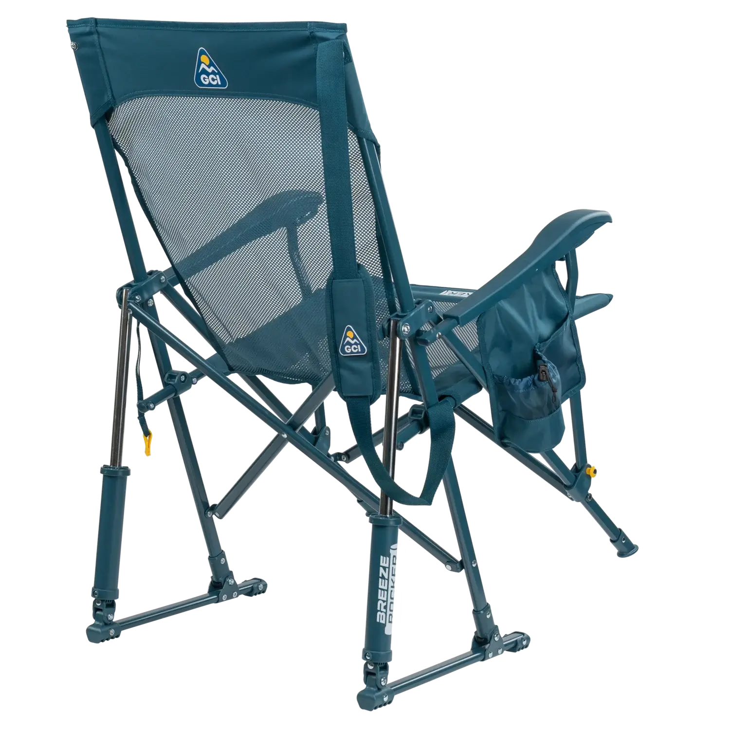 Breeze Rocker, Teal, Back Right