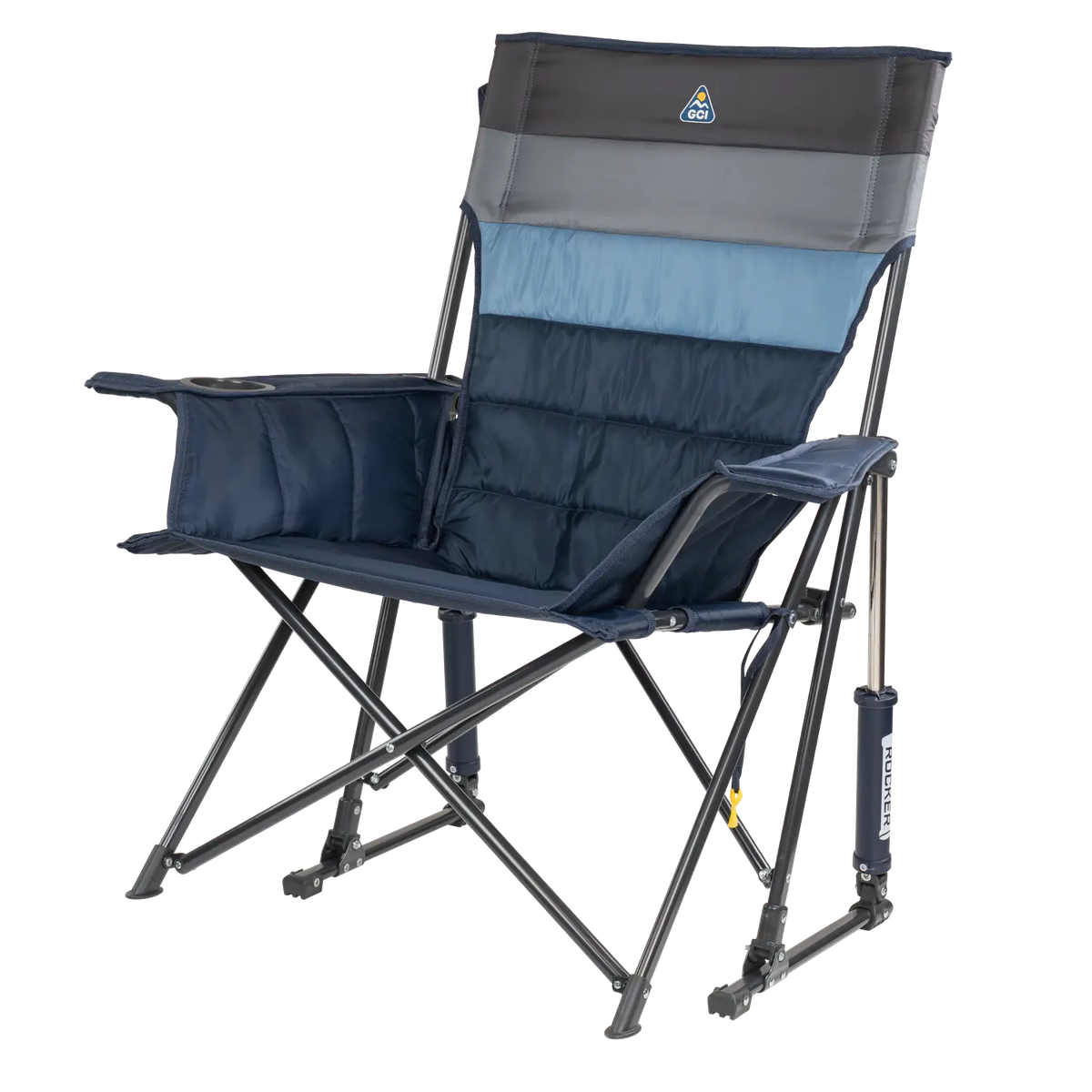 Front left view of the indigo Comfort Pro Insulated Rocker.