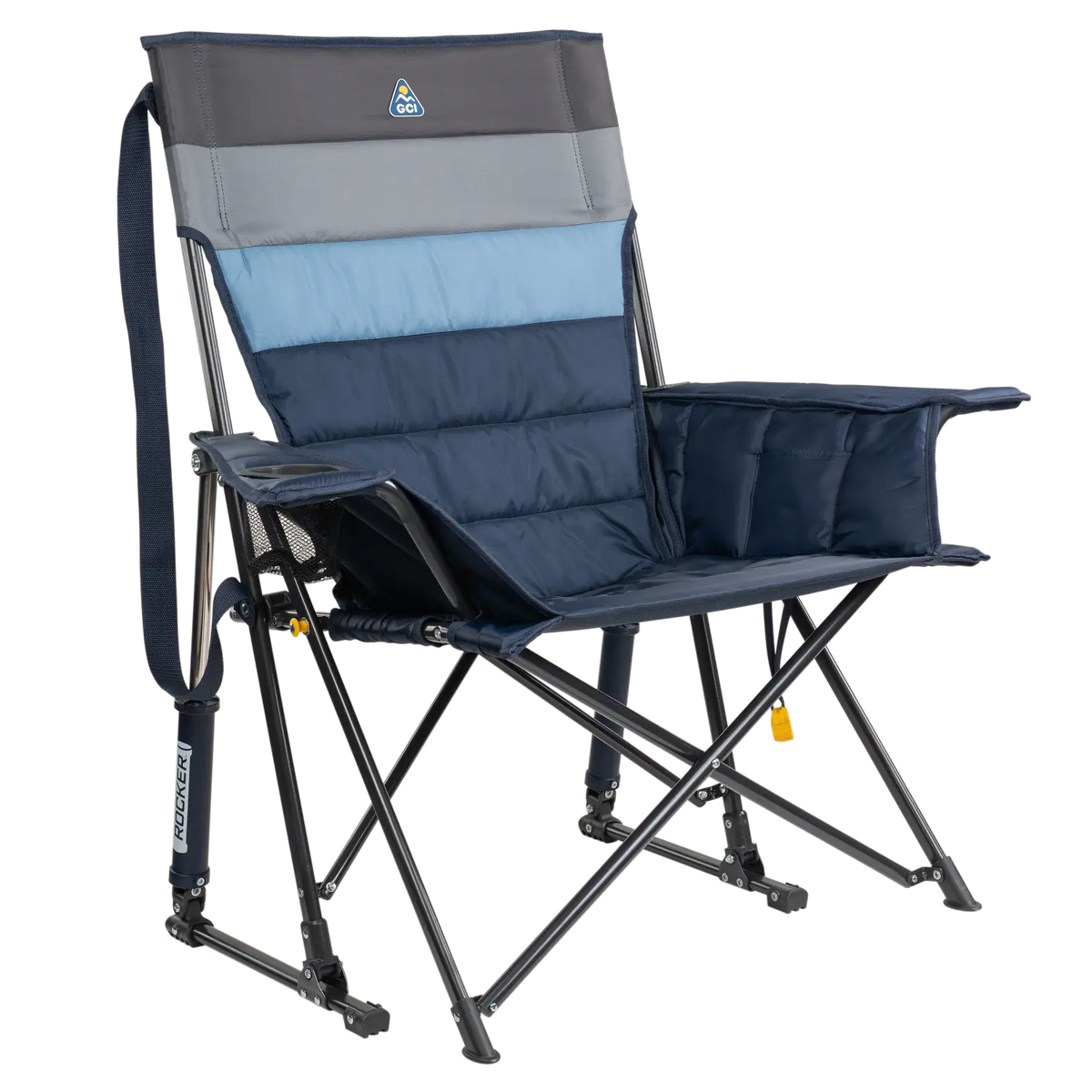 Front right view of the indigo Comfort Pro Insulated Rocker.