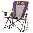 Side angle of Comfort Pro Rocker with LSU print.