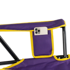 Phone pocket of LSU Comfort Pro Rocker.