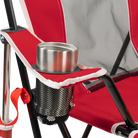 Cup holder of University of Nebraska Comfort Pro Rocker.