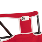 Phone pocket of University of Nebraska Comfort Pro Rocker.