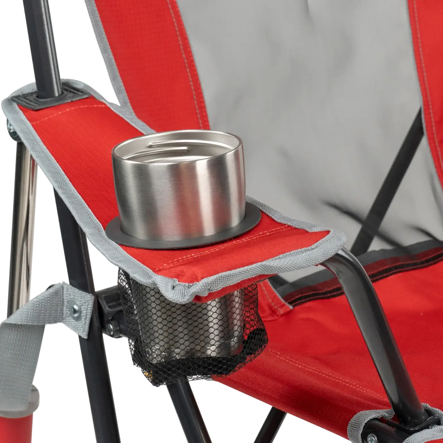 Cup holder of USC Comfort Pro Rocker.