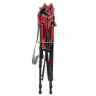 Collapsed Comfort Pro Rocker in Ohio State University print.