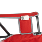 Phone pocket of Ohio State University Comfort Pro Rocker.