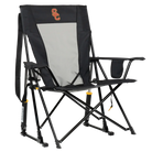 Side angle of Comfort Pro Rocker with USC print.