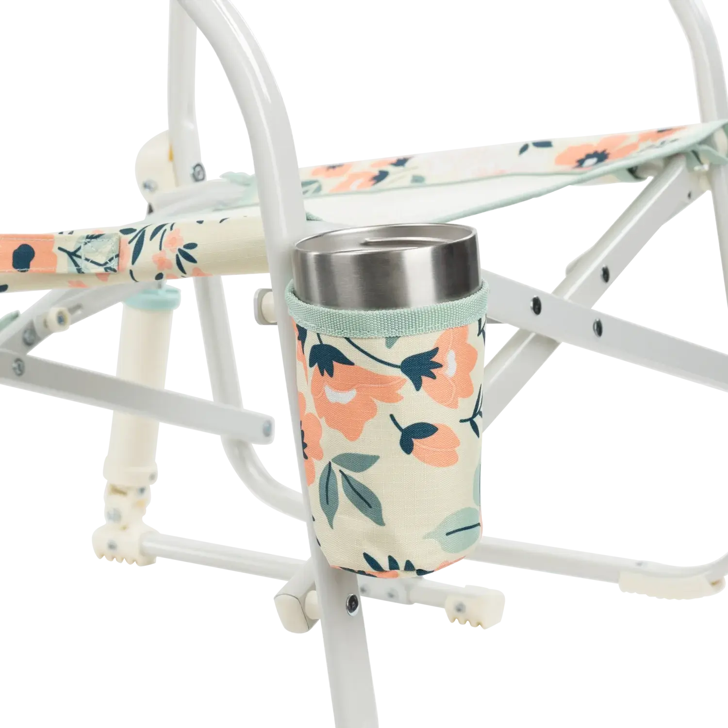 Grab & Go Rocker, Floral Bouquet, Cup Holder