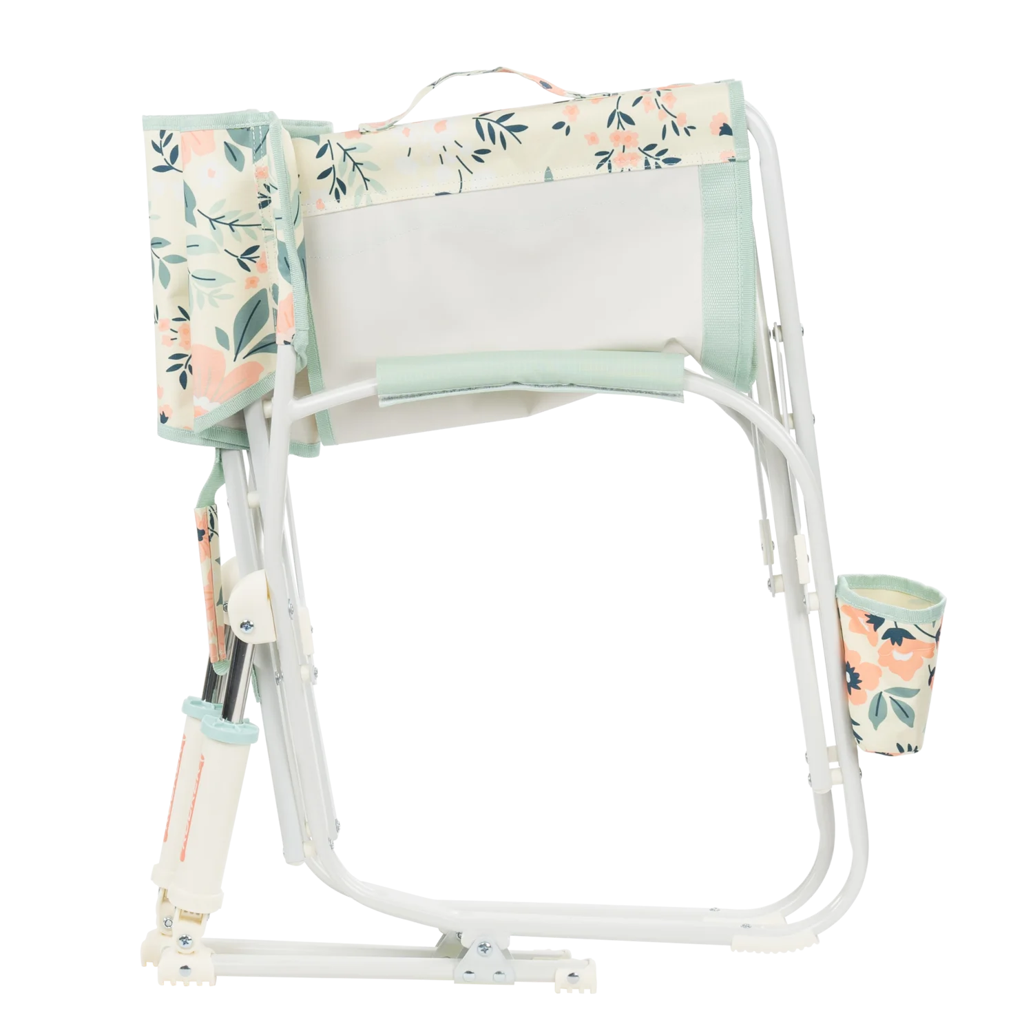 Grab & Go Rocker, Floral Bouquet, Folded Side