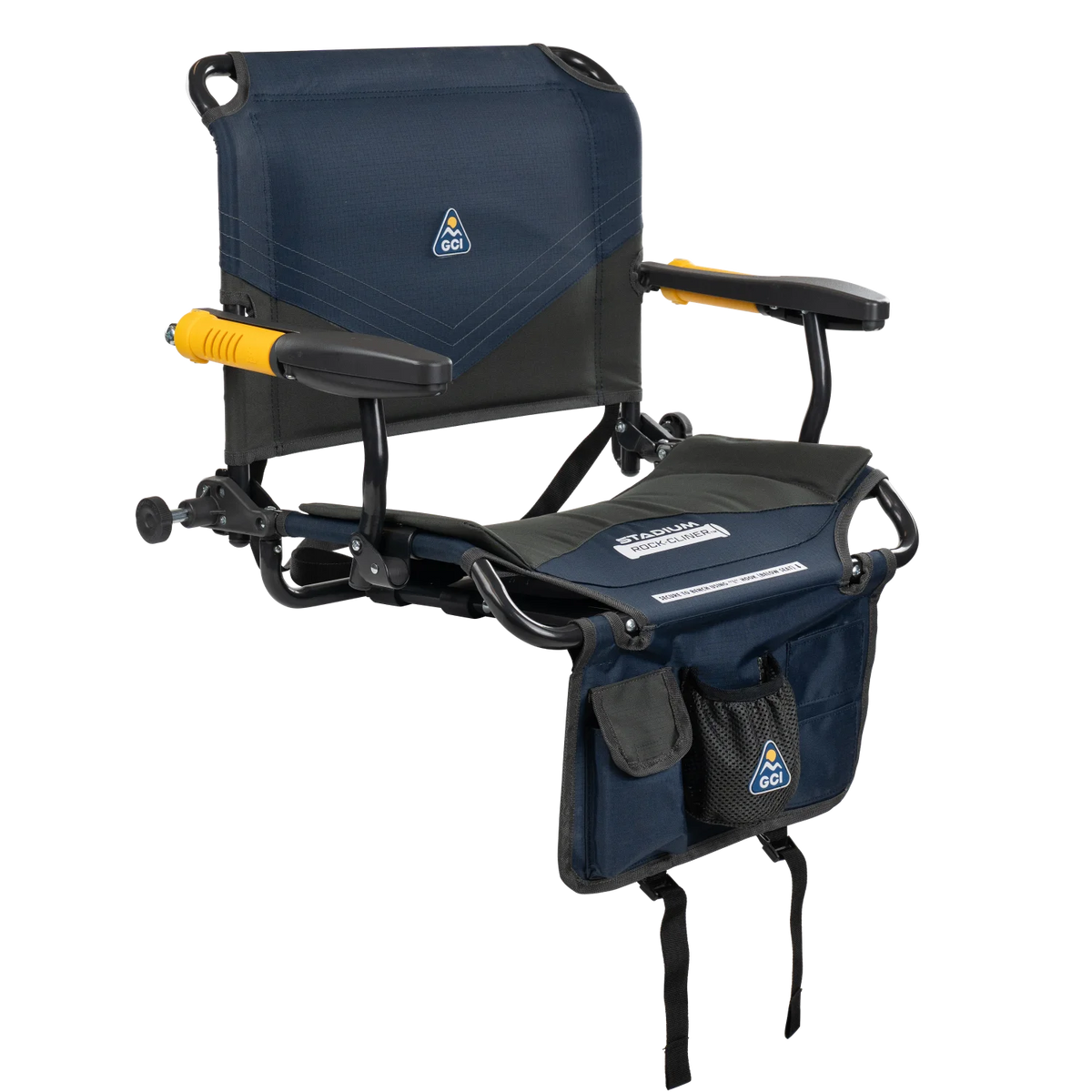 Front right view of the indigo Stadium Rock-Cliner 2.0.