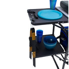 Slim-Fold Cook Station, Black Chrome, Side Table Props