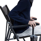 Eazy Chair, Black, Side Armrests
