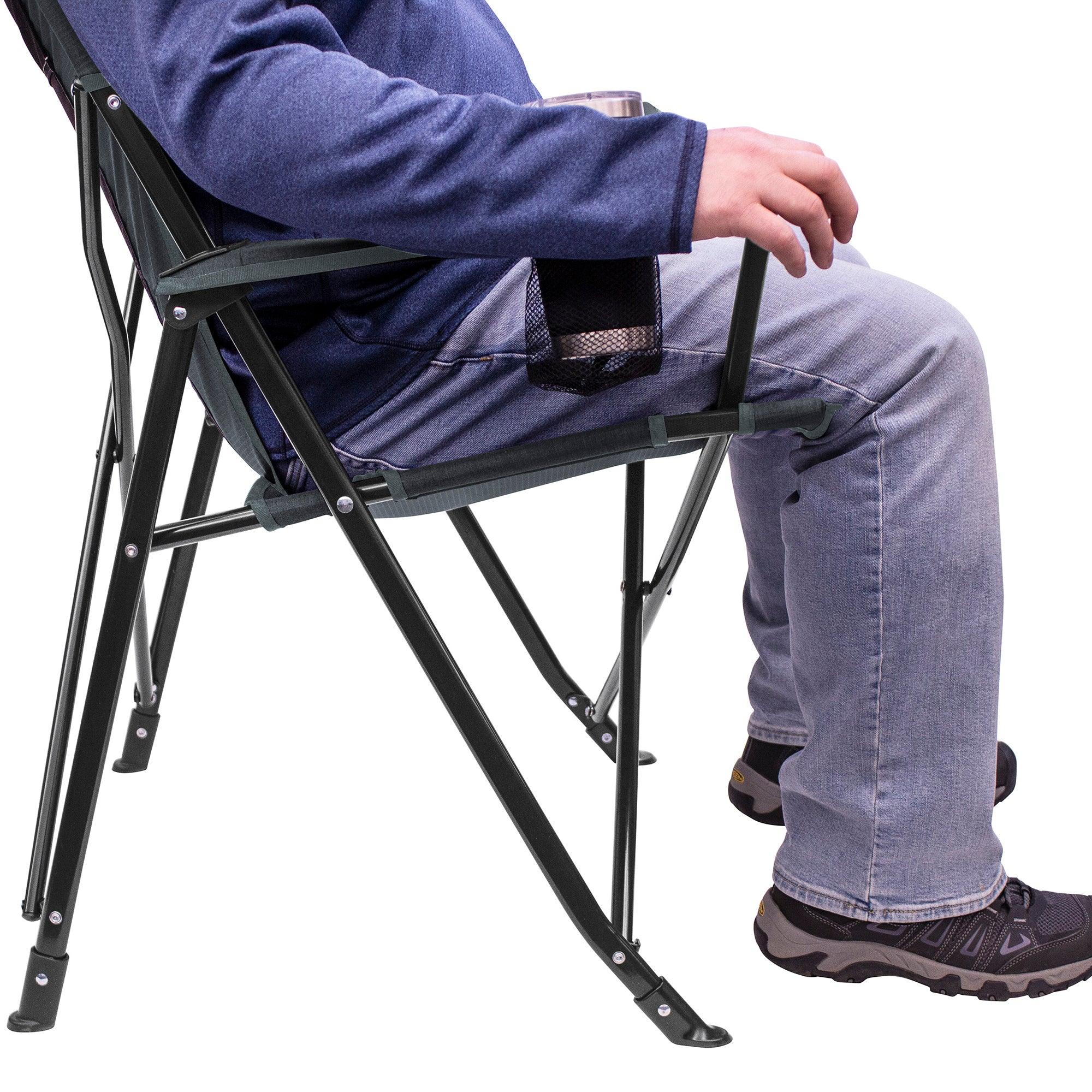 Comfort Pro Chair, Heathered Pewter, Side