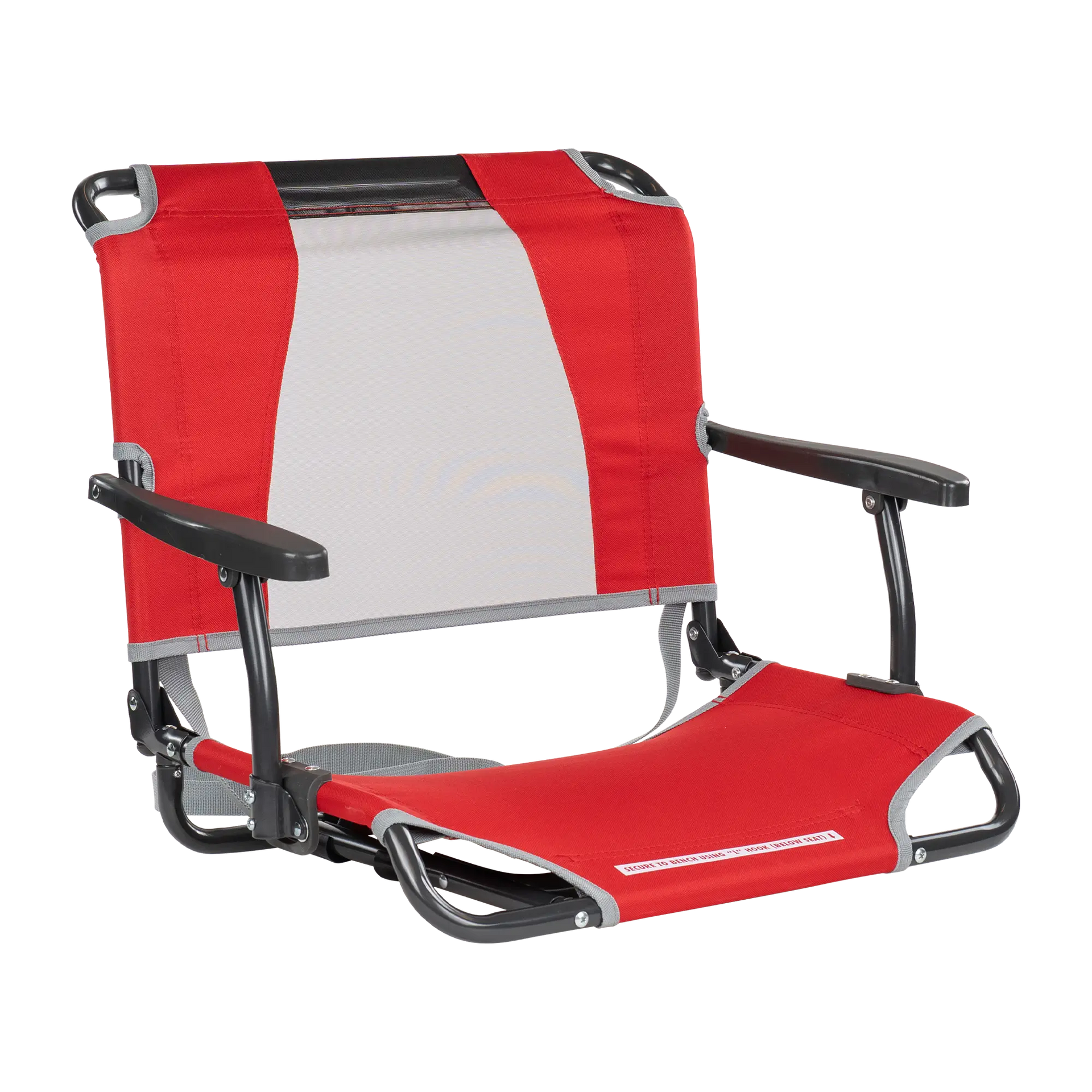 Big Comfort Stadium Chair™ with Armrests - Red