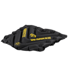 Side angle of V Seat with Iowa Hawkeyes print.