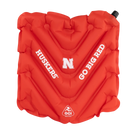 Front angle of V Seat with Nebraska Cornhuskers print.