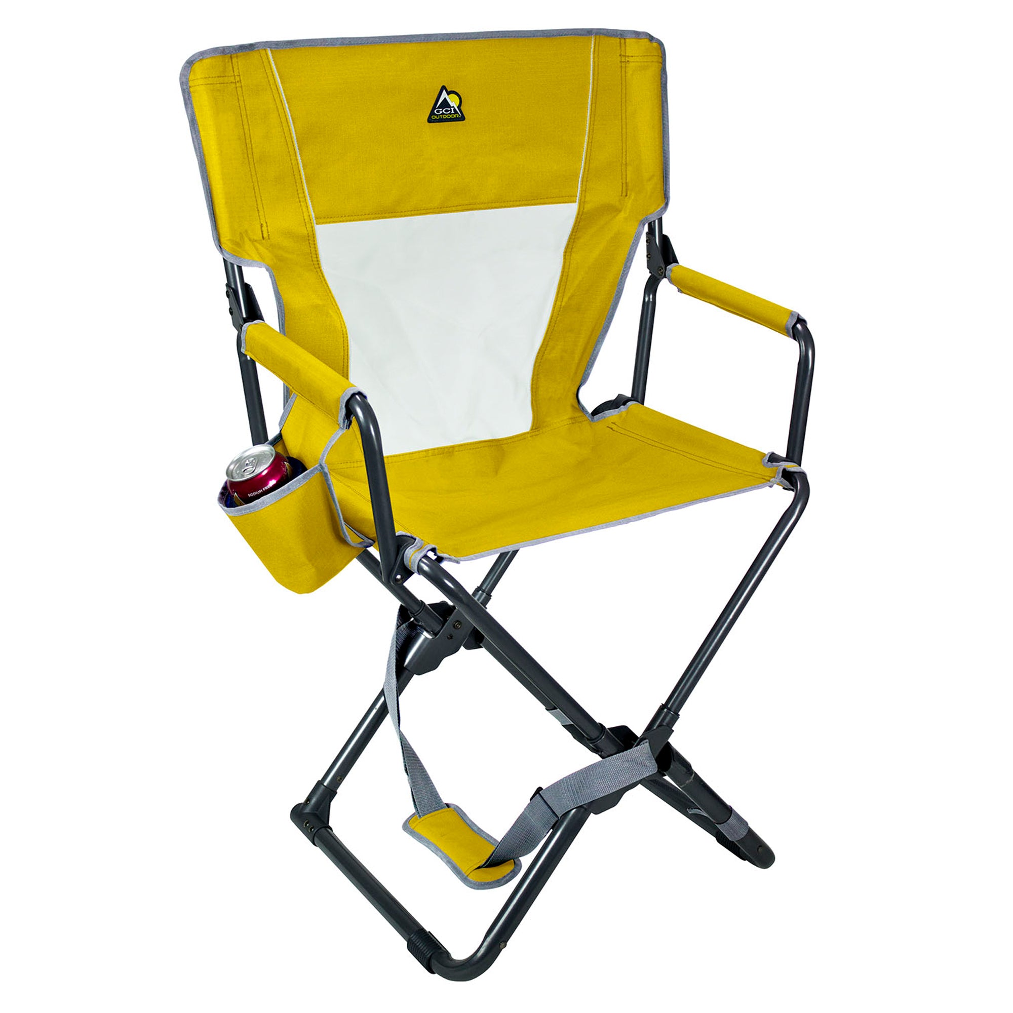 Xpress Director's Chair, Yellow, Front