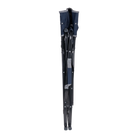 Slim-Fold Director's Chair, Indigo, Folded Front Angle