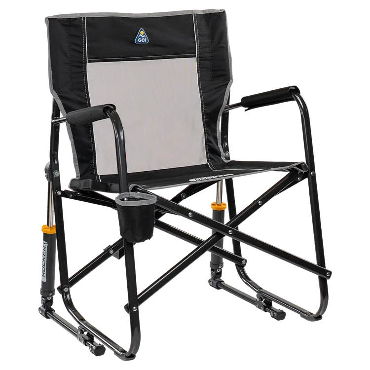 Front right view of the black Freestyle Rocker.