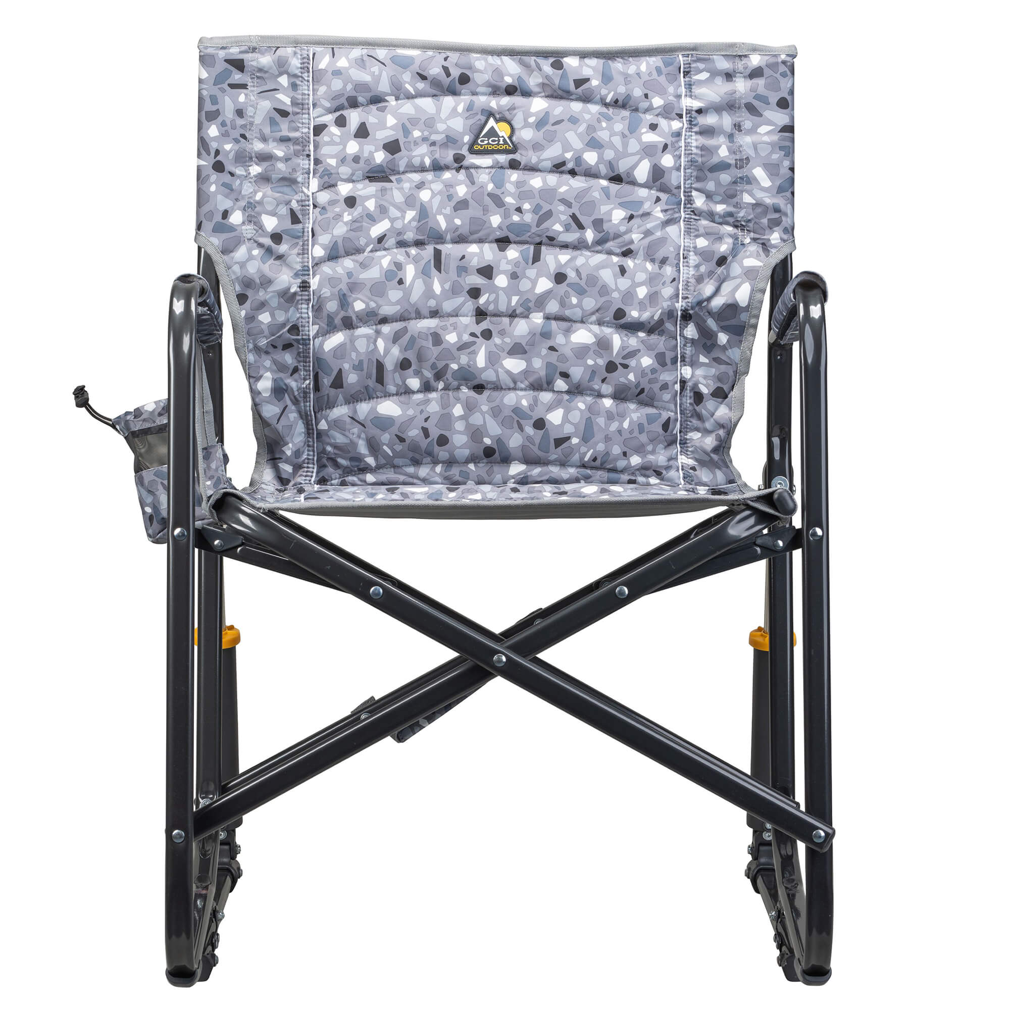 Comfy Freestyle Rocker, Gray Terrazo, Front