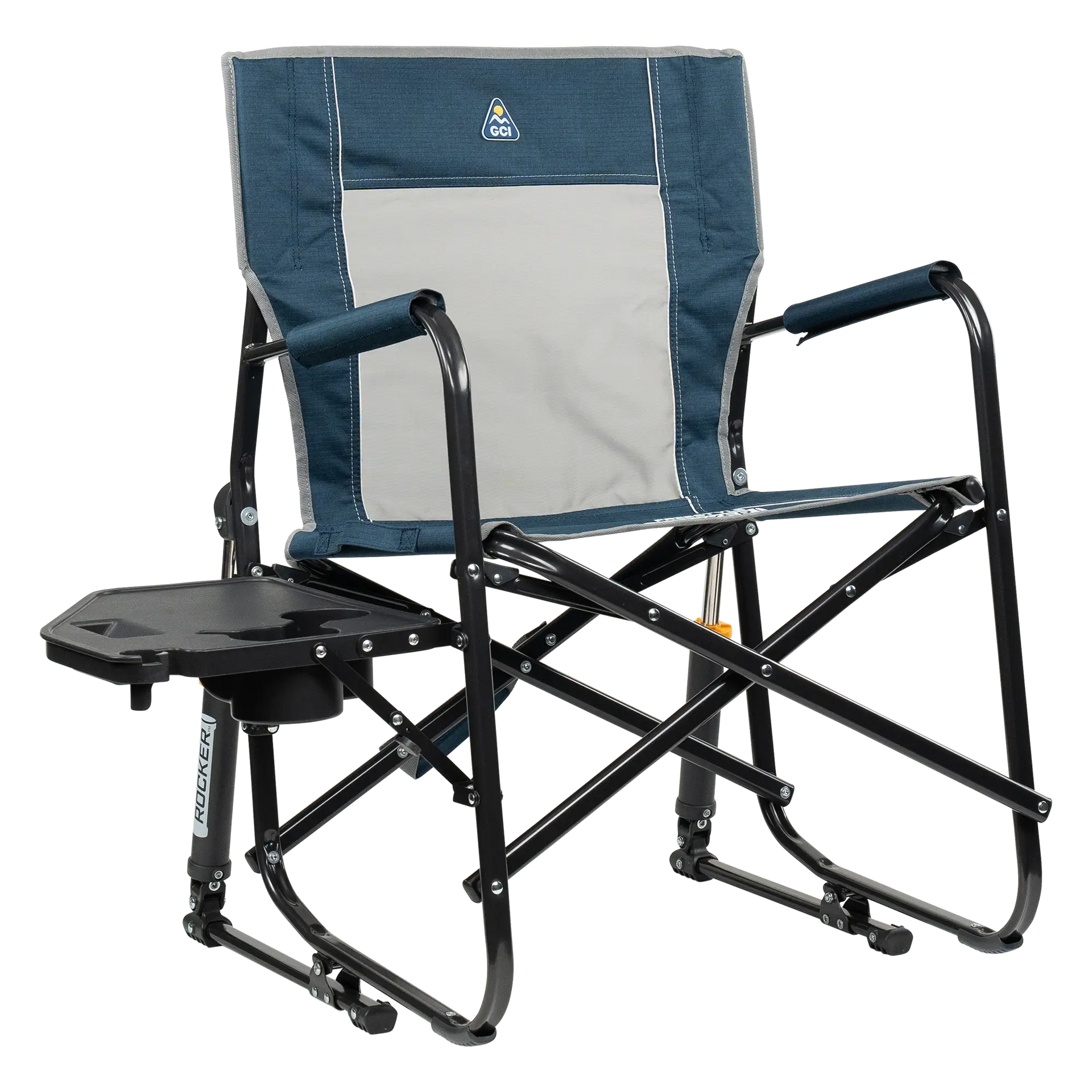 Freestyle Rocker™ with Side Table - Heathered Indigo