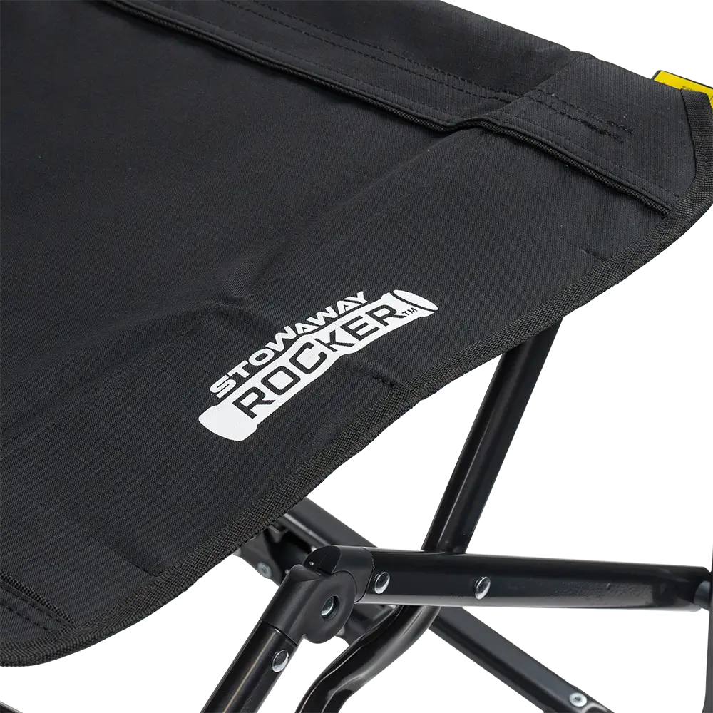 Infinity Comfort Edge on Black Stowaway Rocker