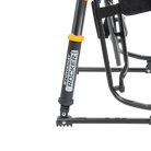 Spring-Action shocks on the Black Stowaway Rocker. 