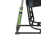 Spring-Action shocks on the Stealth Camo Stowaway Rocker. 