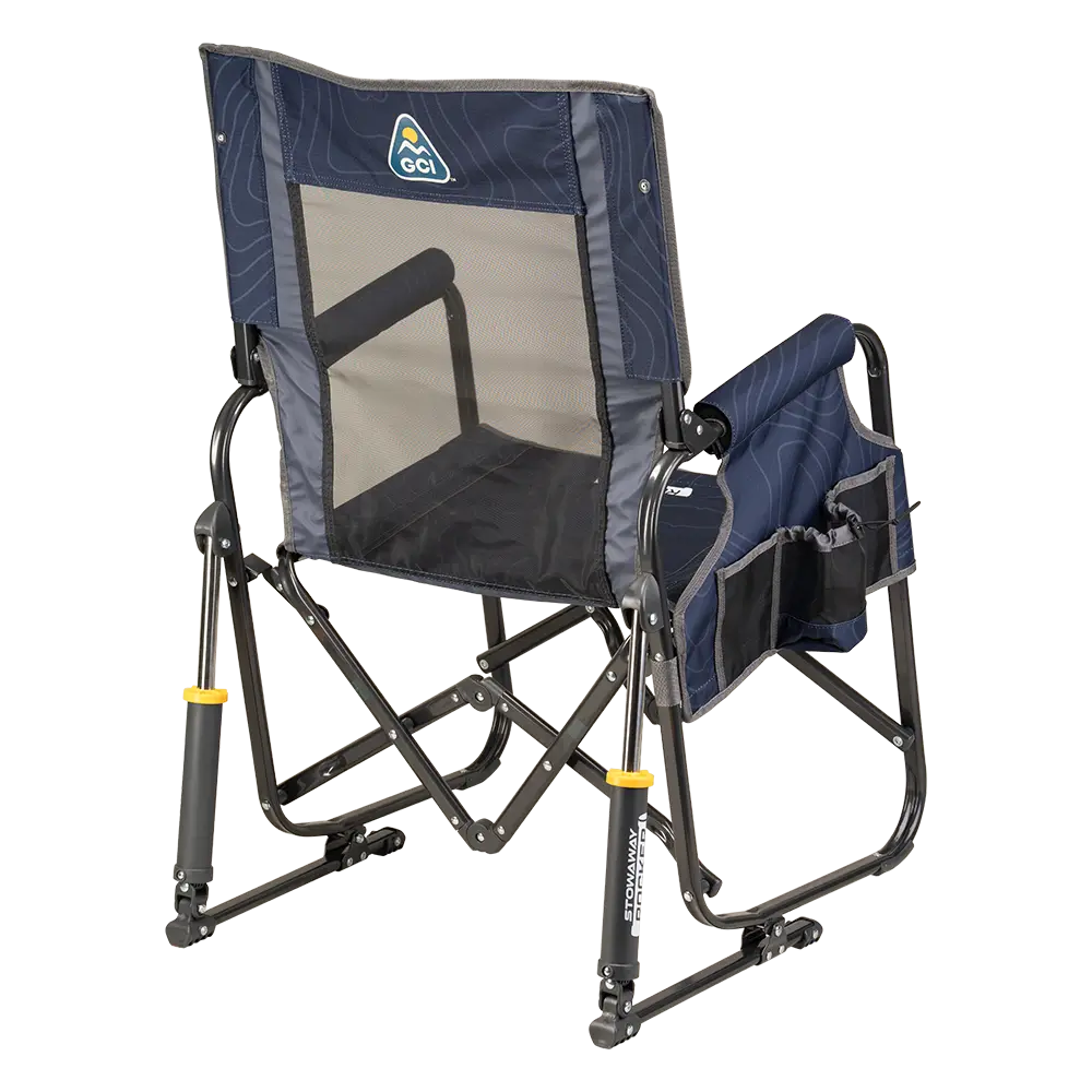 Back of the Navy Topo Stowaway Rocker