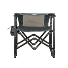 A backrest folded on the Hunter Topo Stowaway Rocker. 