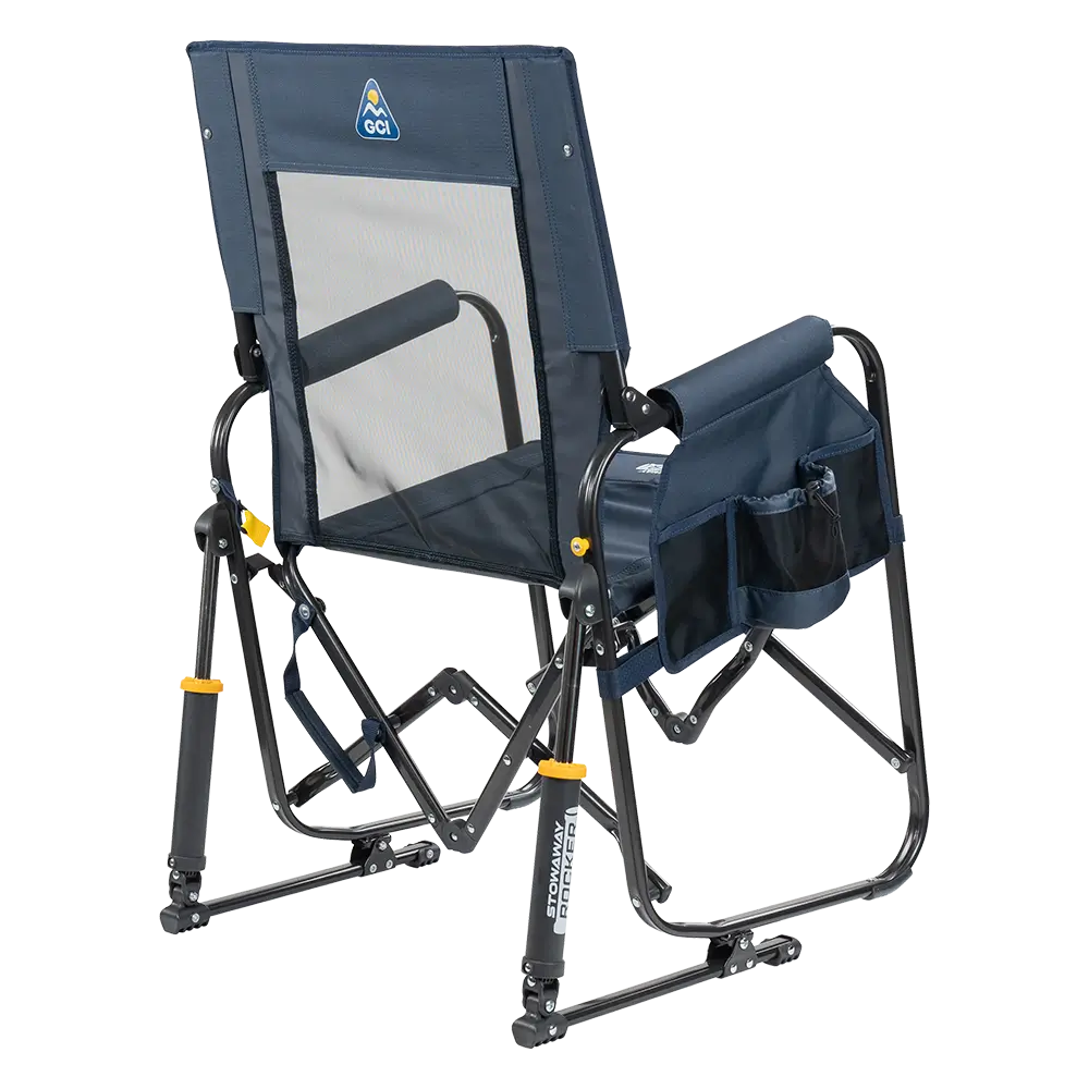 Back of the Denim Stowaway Rocker