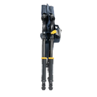 Folded view of the Denim Stowaway Rocker. 