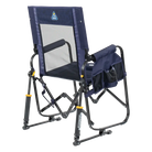 Back of the Tailgater Rich Blue Stowaway Rocker