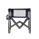 Folded backrest of tailgater stowaway rocker. 