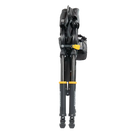 Folded view of the Tailgater Dark Charcoal Stowaway Rocker. 