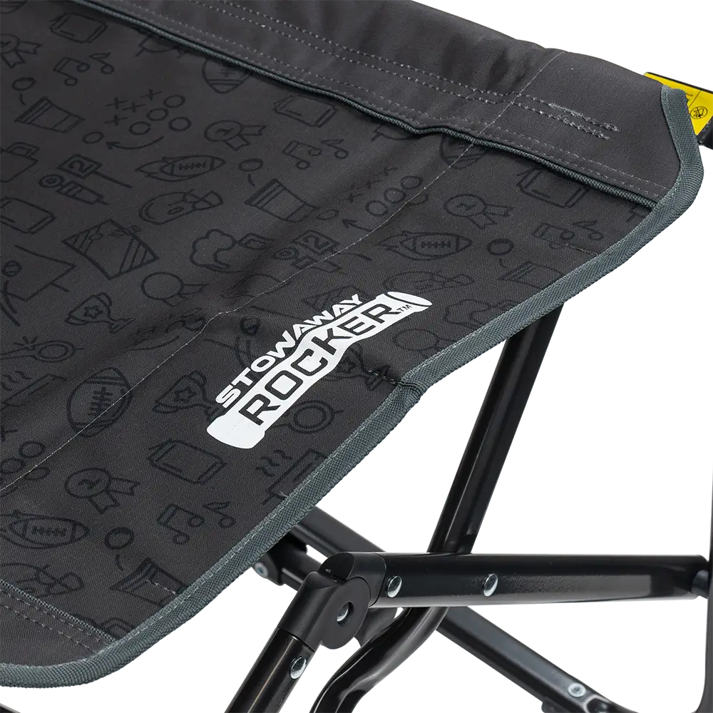 Infinity Comfort Edge on Black Stowaway Rocker