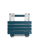 Compact Camp Table 20, Teal, Folded