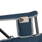 Kickback Rocker, Heathered Indigo, Phone Pocket Detail