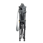 Kickback Rocker, Heathered Pewter, Collapsed